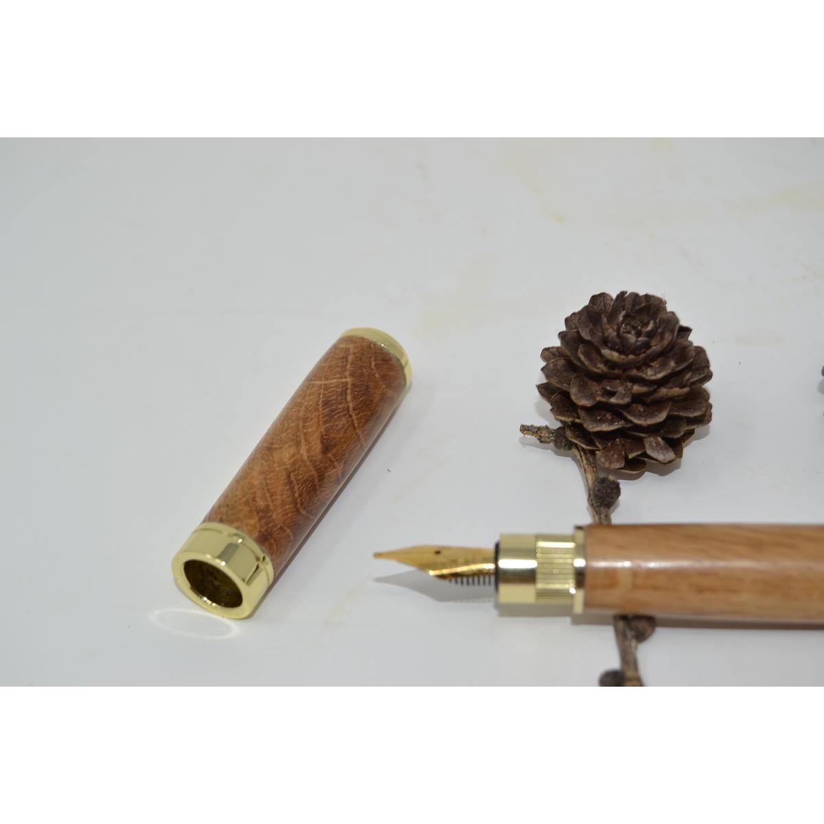 Holzfüller aus Eichenholz Detailaufnahme