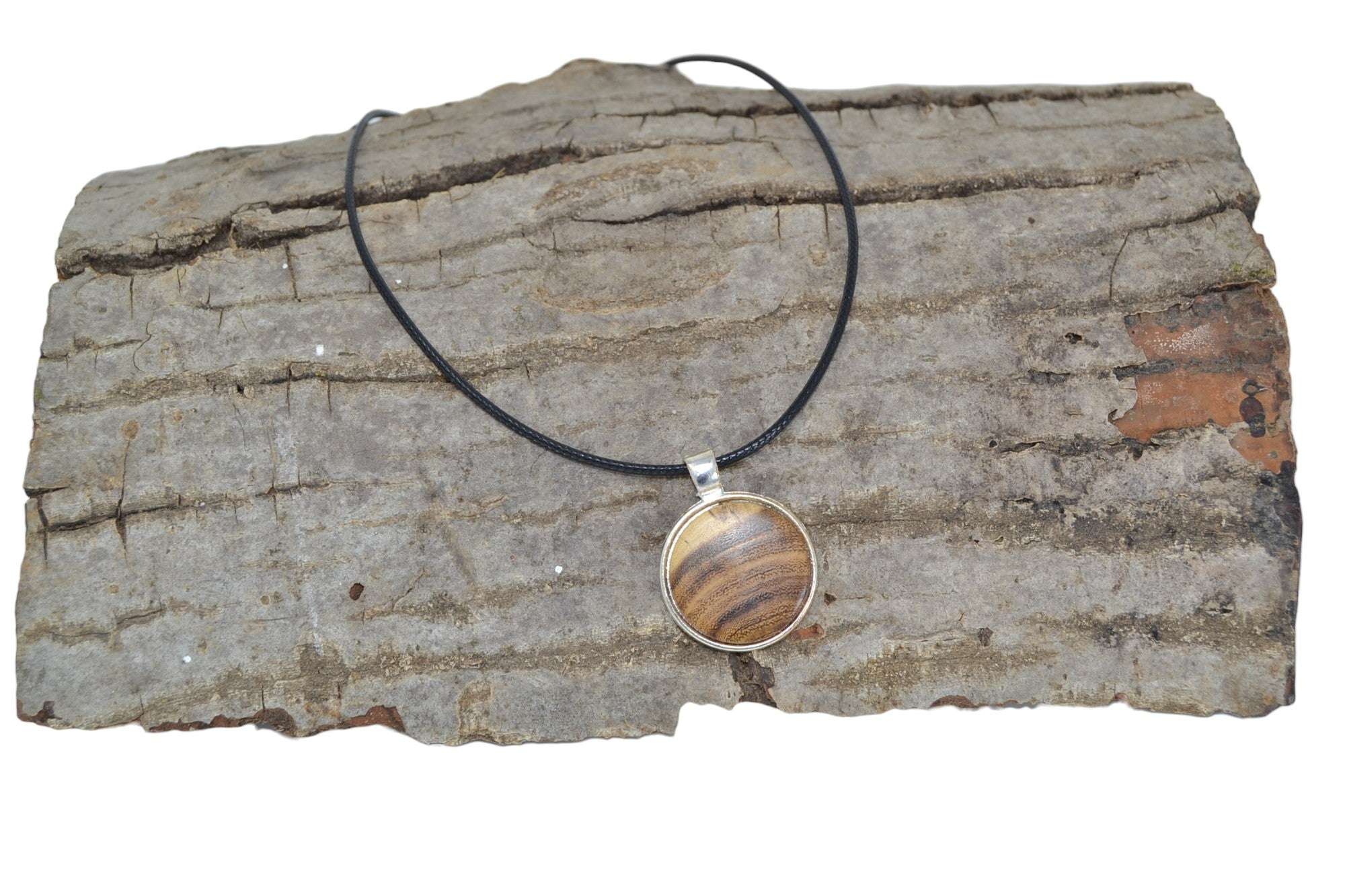 Holz Halskette Robinie