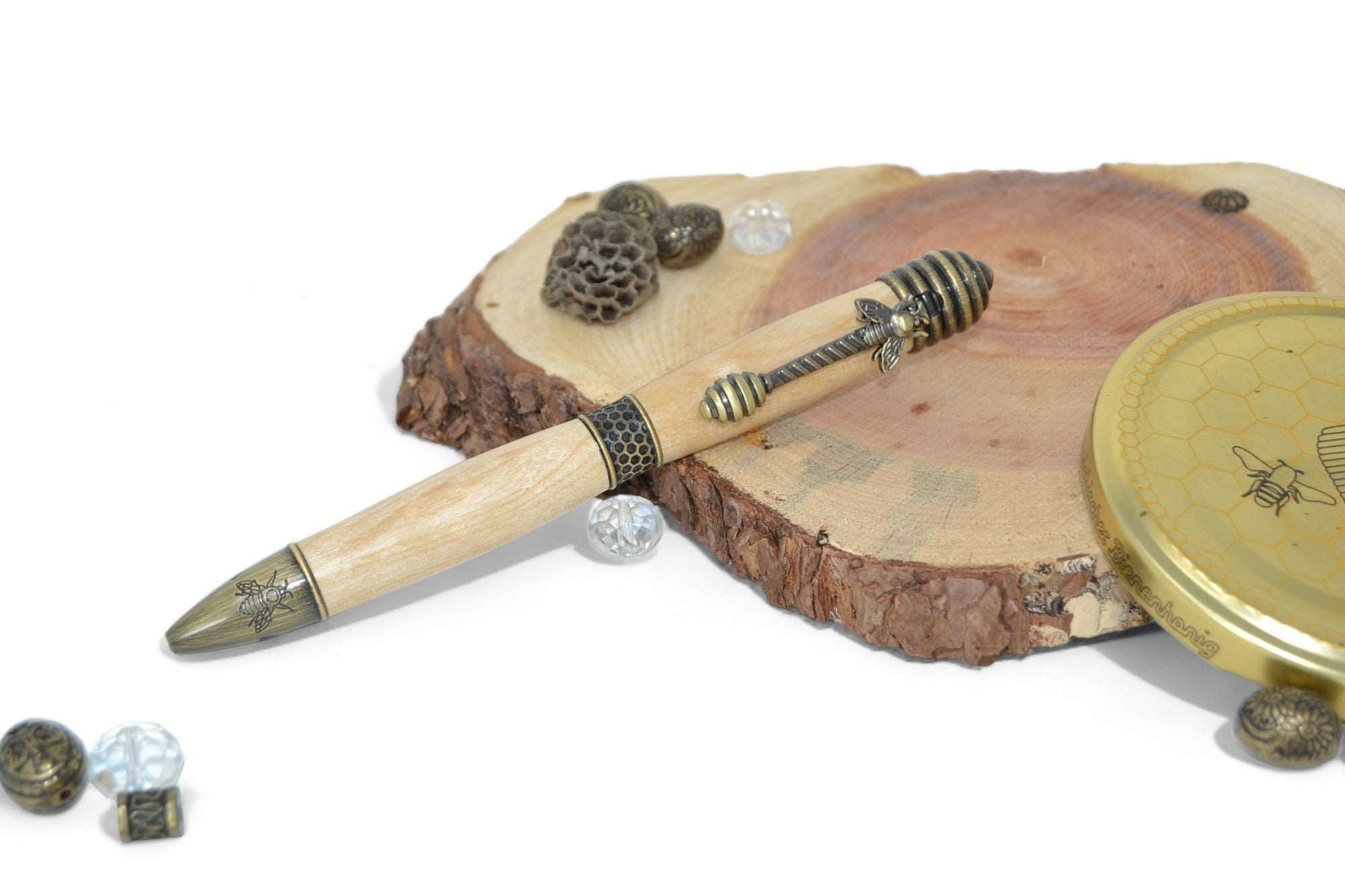 Holzkugelschreiber aus Birke