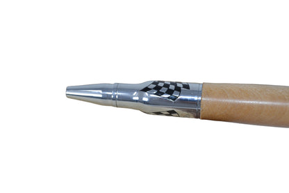 Holzkugelschreiber Rennauto Ahorn Handarbeit personalisierbar