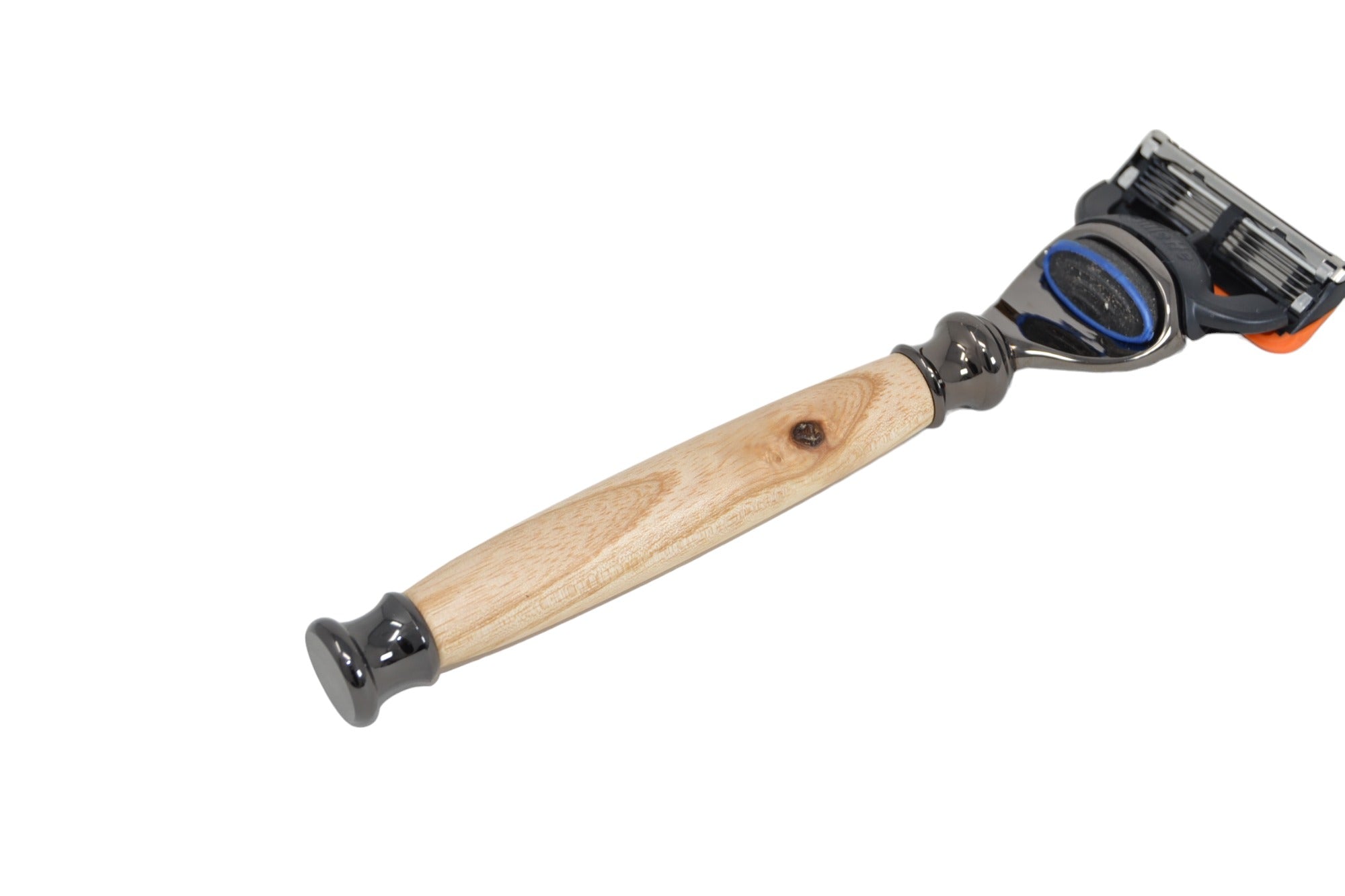 Holz Rasierer mit Eschenholz Griff