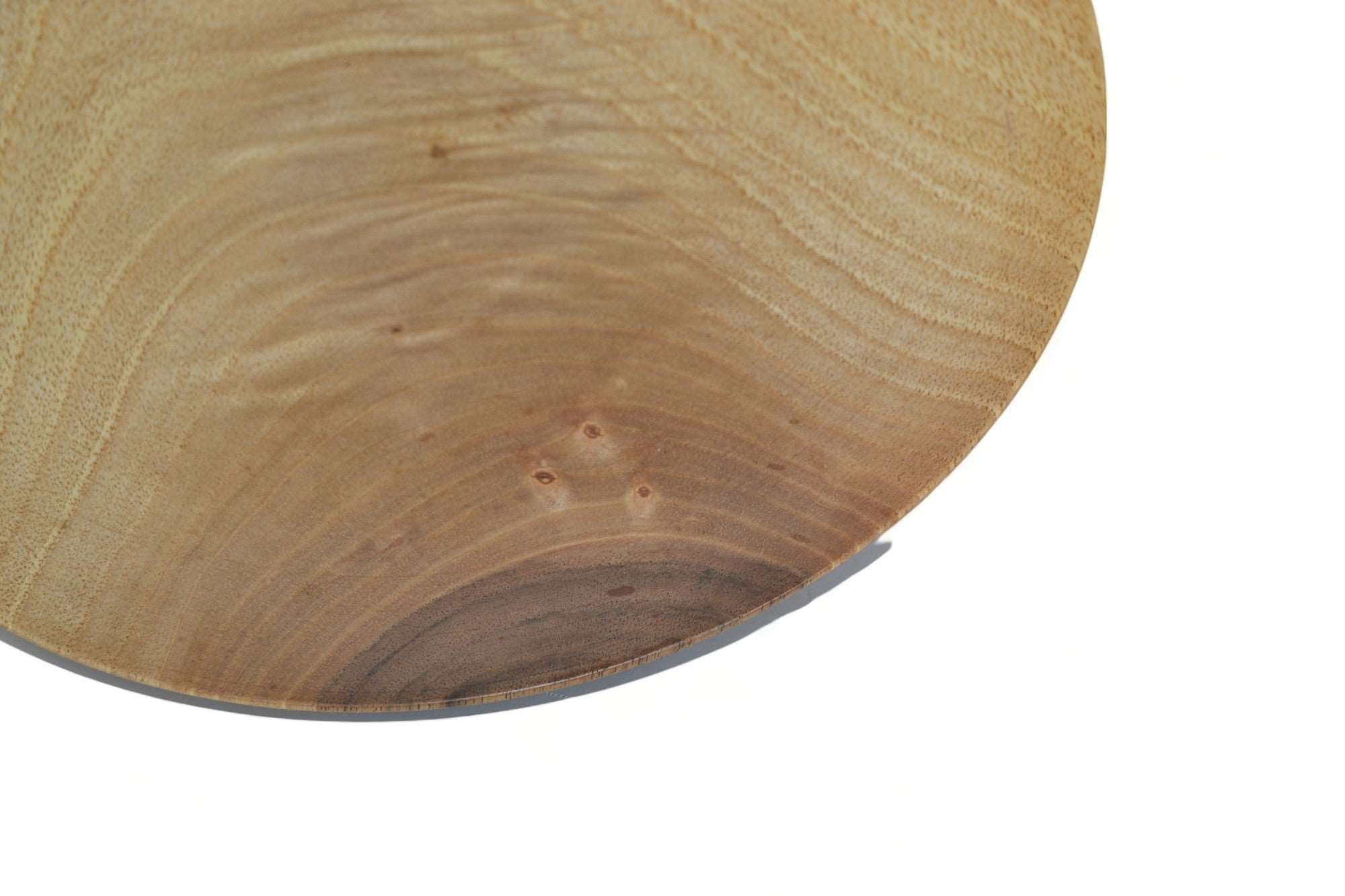 Flasche Holzschale aus Walnuss