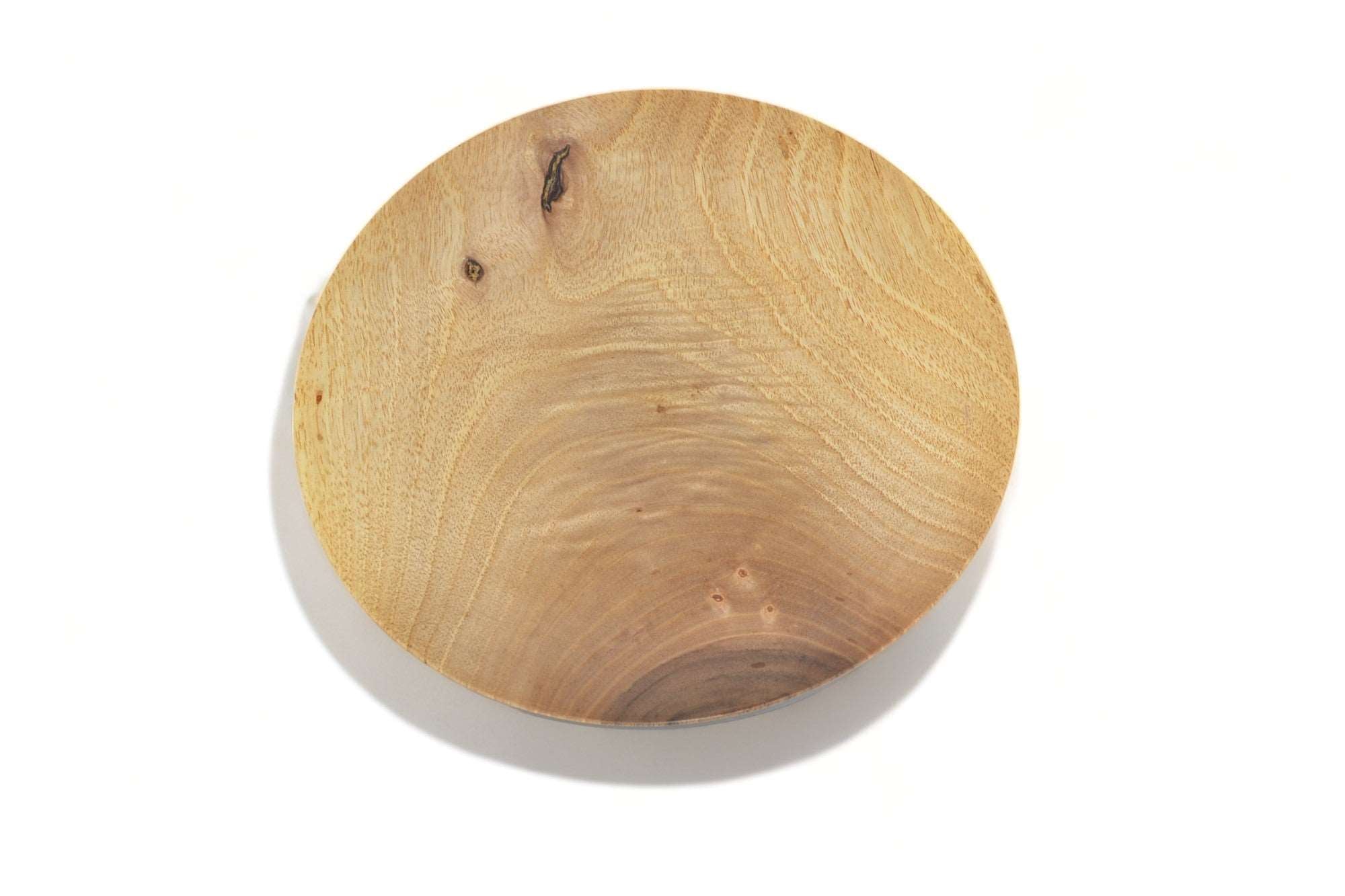 Flasche Holzschale aus Walnuss