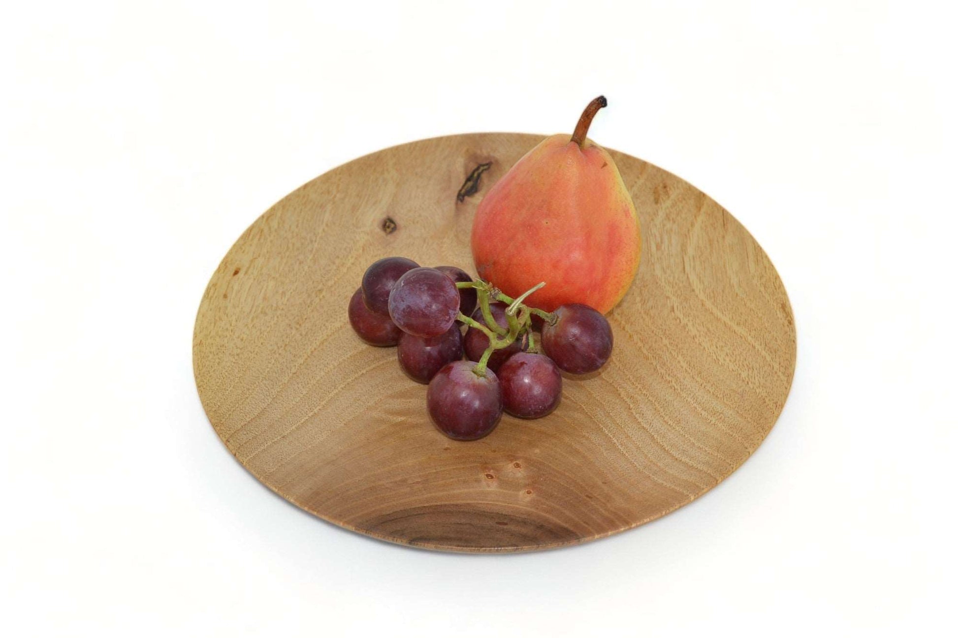 Flasche Holzschale aus Walnuss