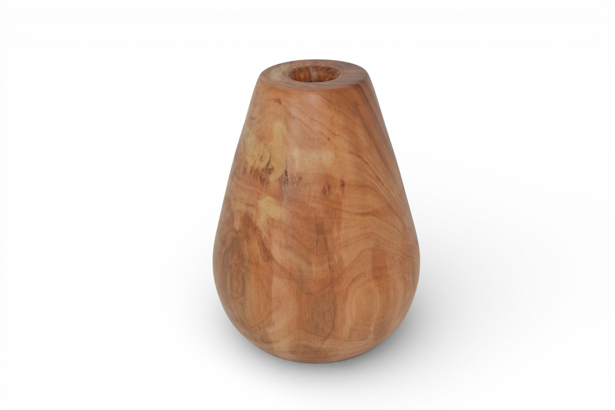 Holzvase Apfel 14 cm