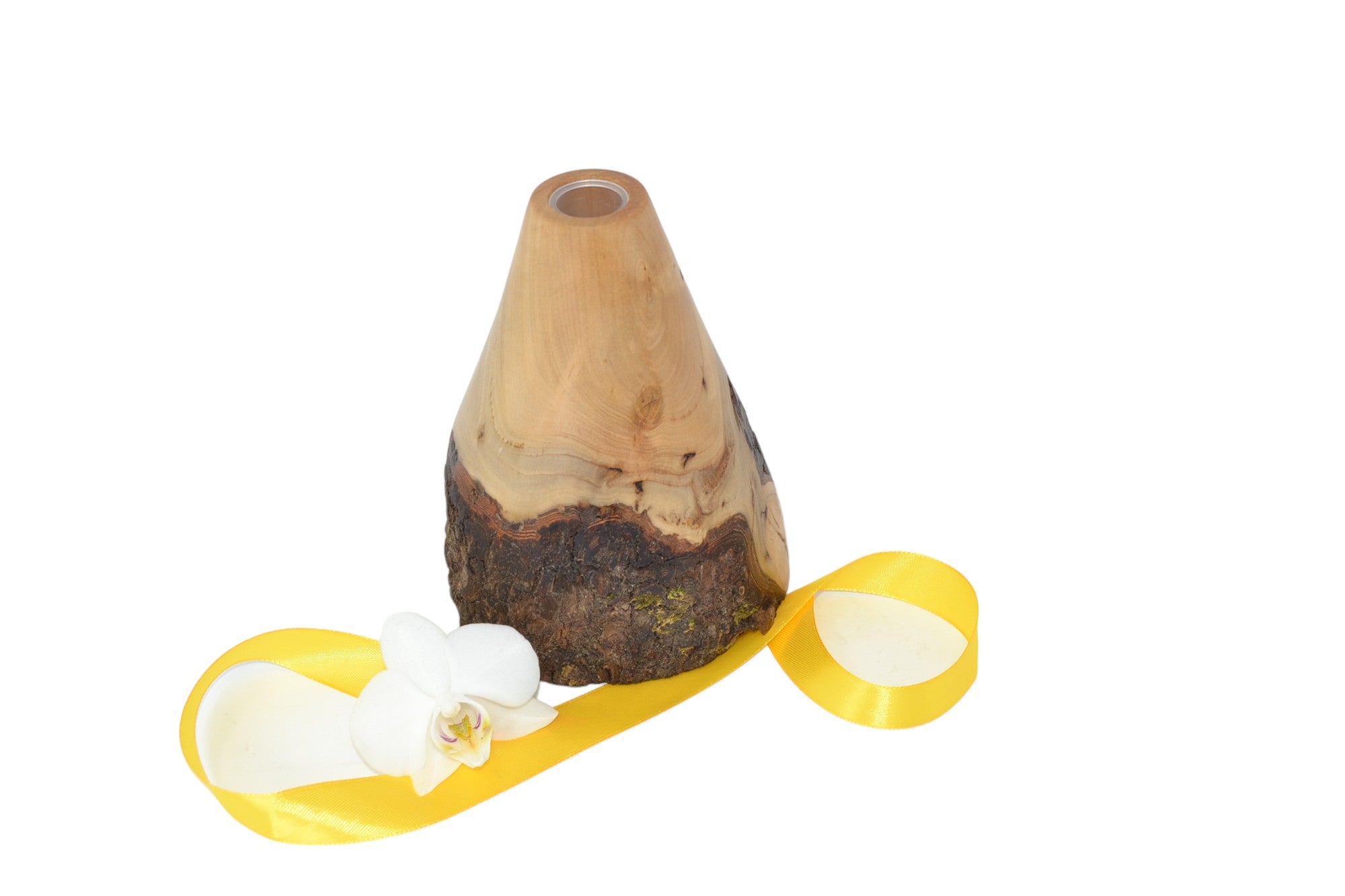 Holzvase aus Birnenholz