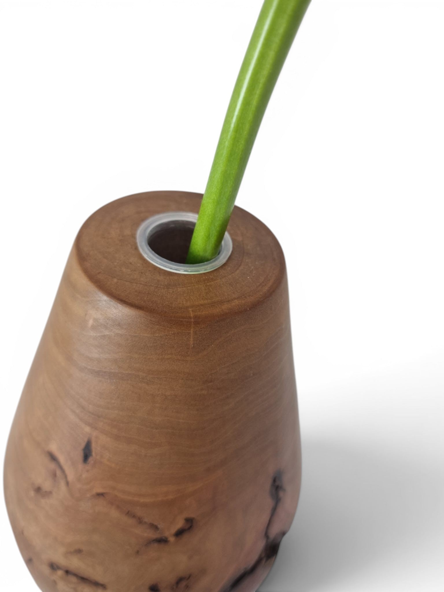 Holzvase aus Birne