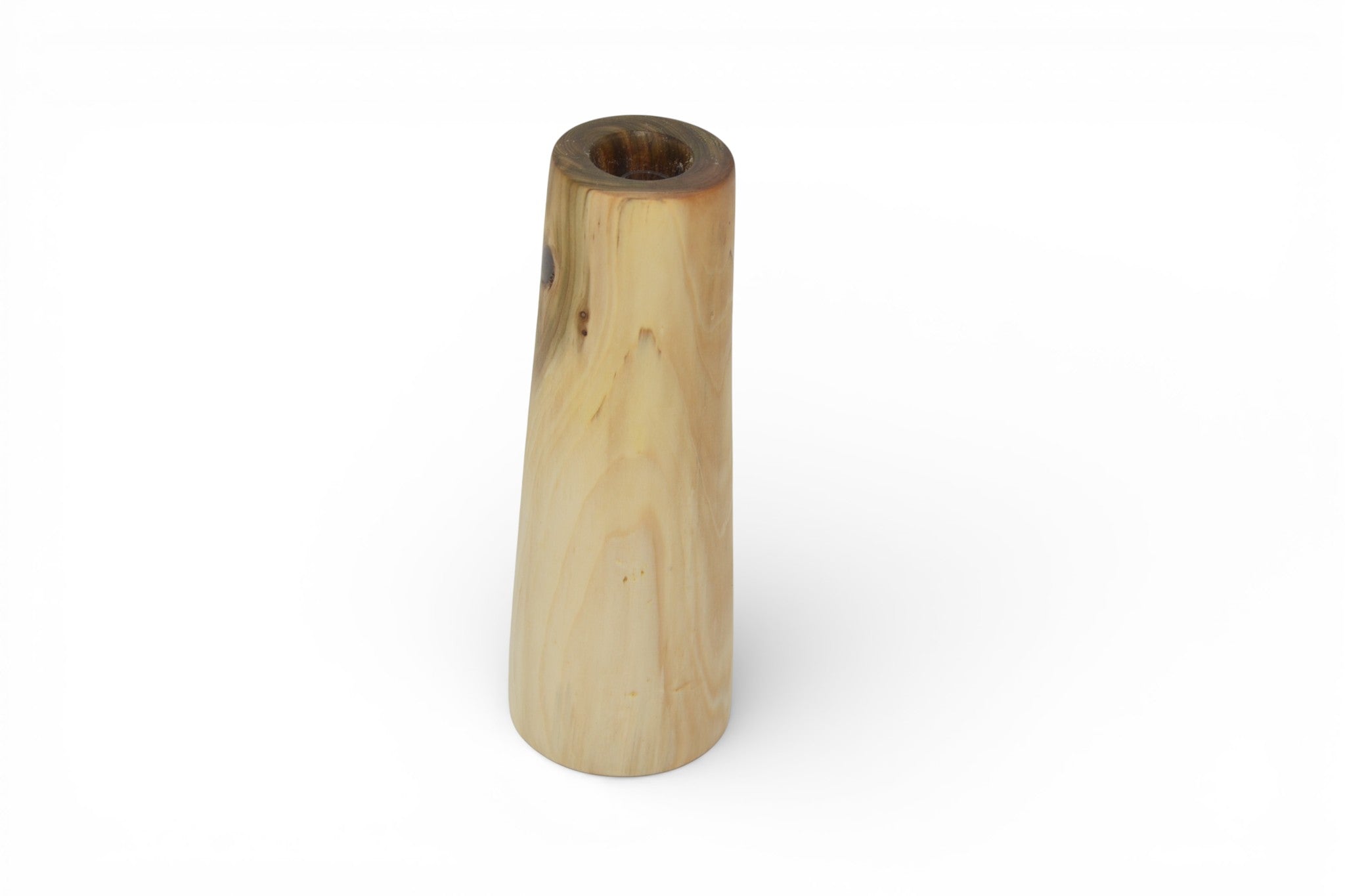 Holzvase aus Lebensbaum Holz