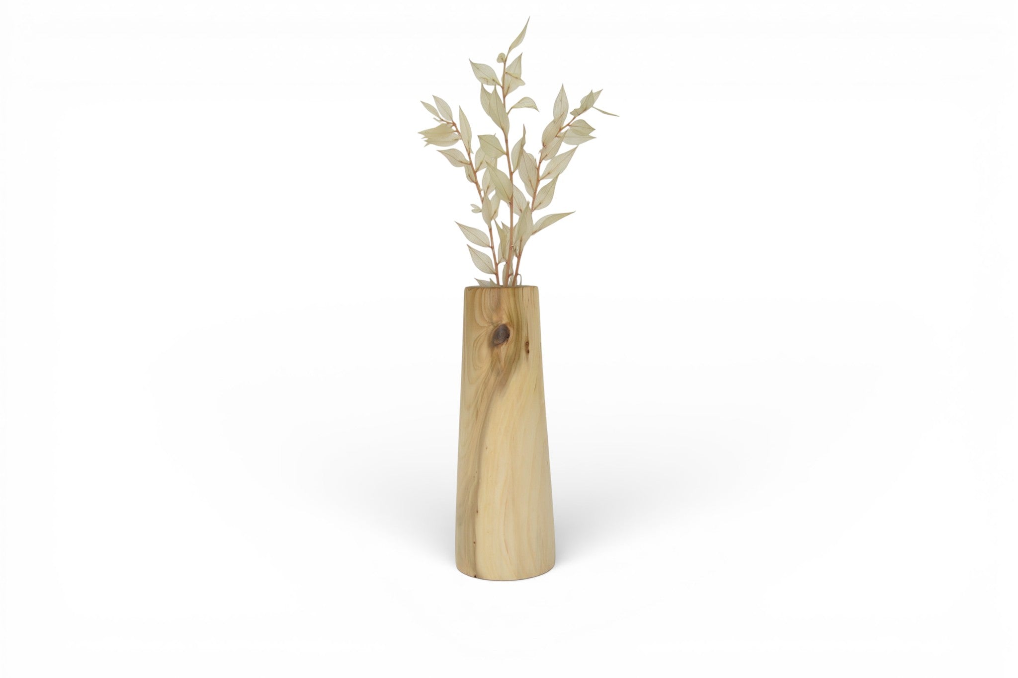 Holzvase aus Lebensbaum Holz