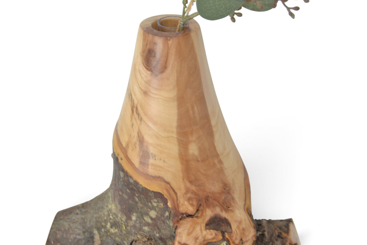 Holzvase Apfelholz