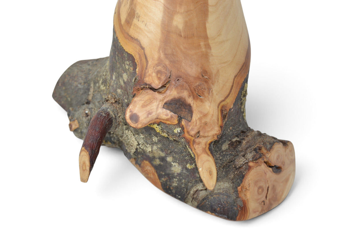 Holzvase Apfelholz