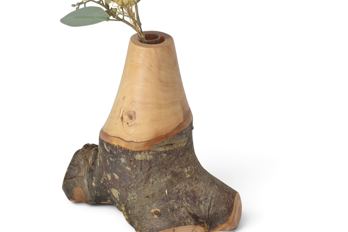 Holzvase Apfelholz