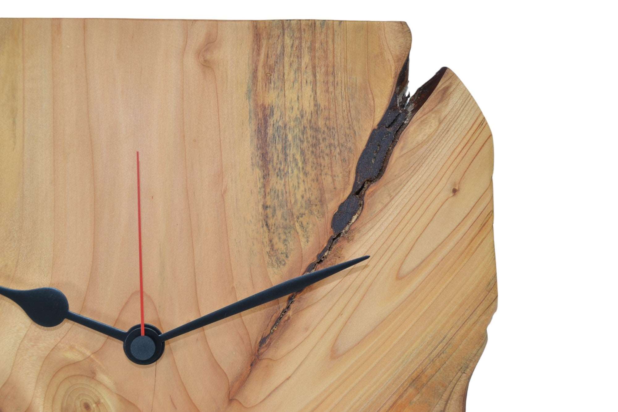Holz Wanduhr aus Atlaszedern-Holz