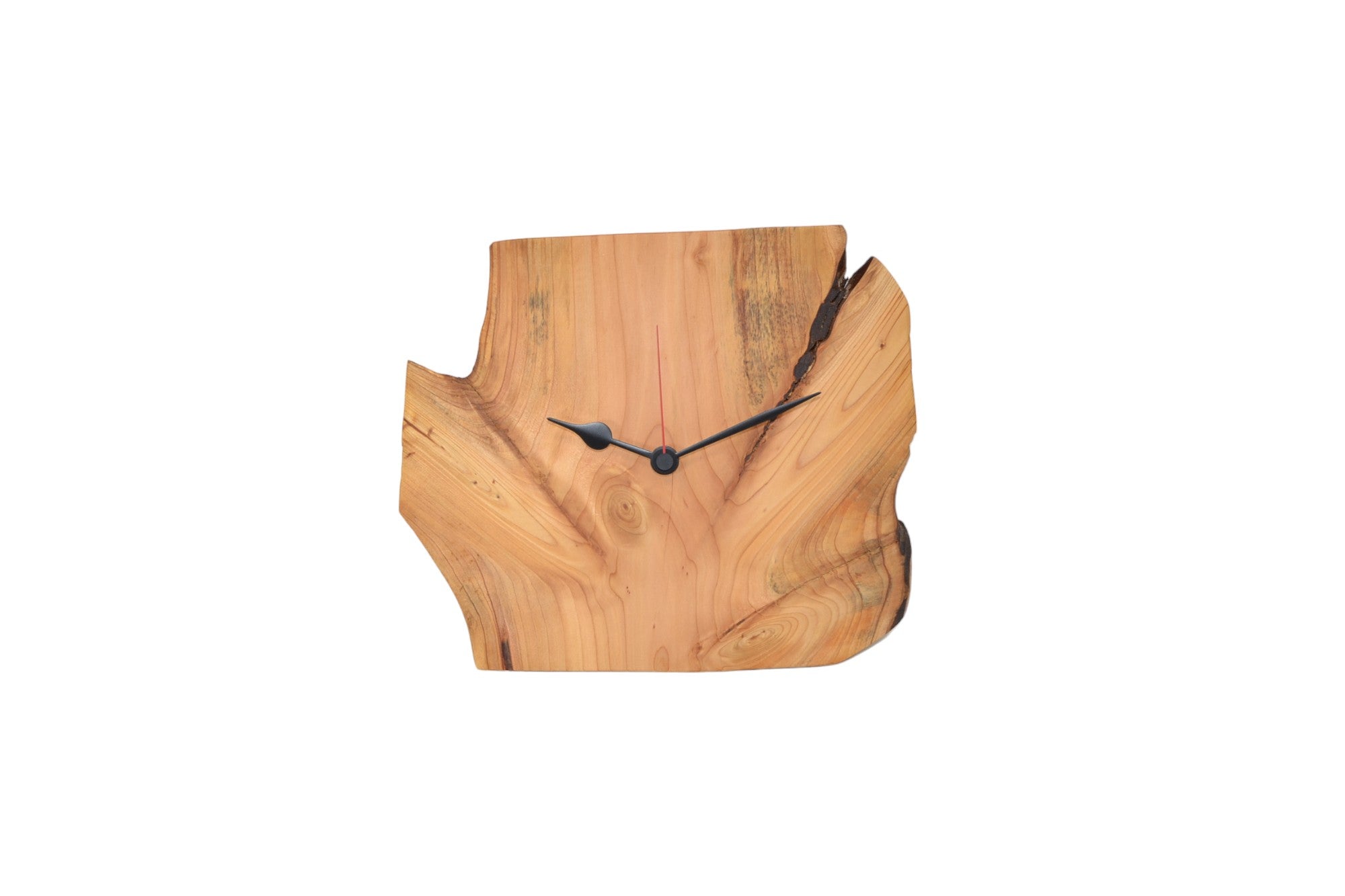 Holz Wanduhr aus Atlaszedern-Holz