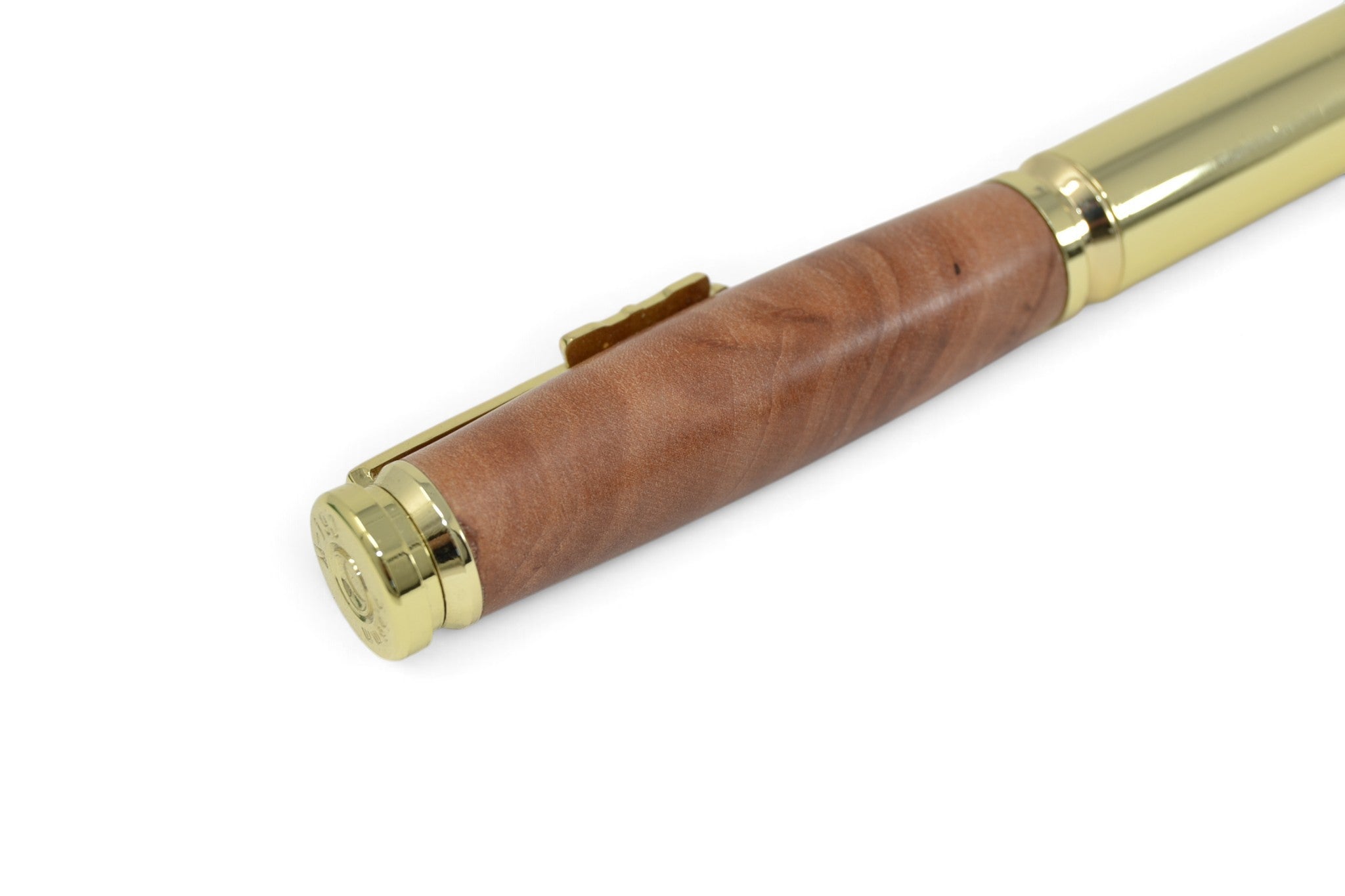 Holzkugelschreiber Gewehr aus Apfelholz