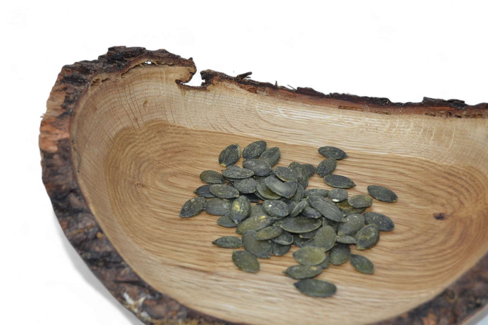 Naturrand Holzschale aus Eiche