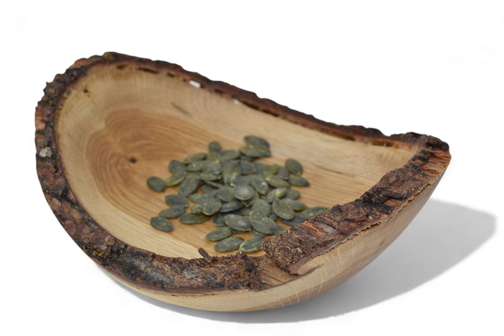 Naturrand Holzschale aus Eiche