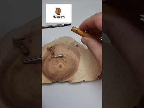 Holz Kugelschreiber mit Klick Mechanismus Apfel
