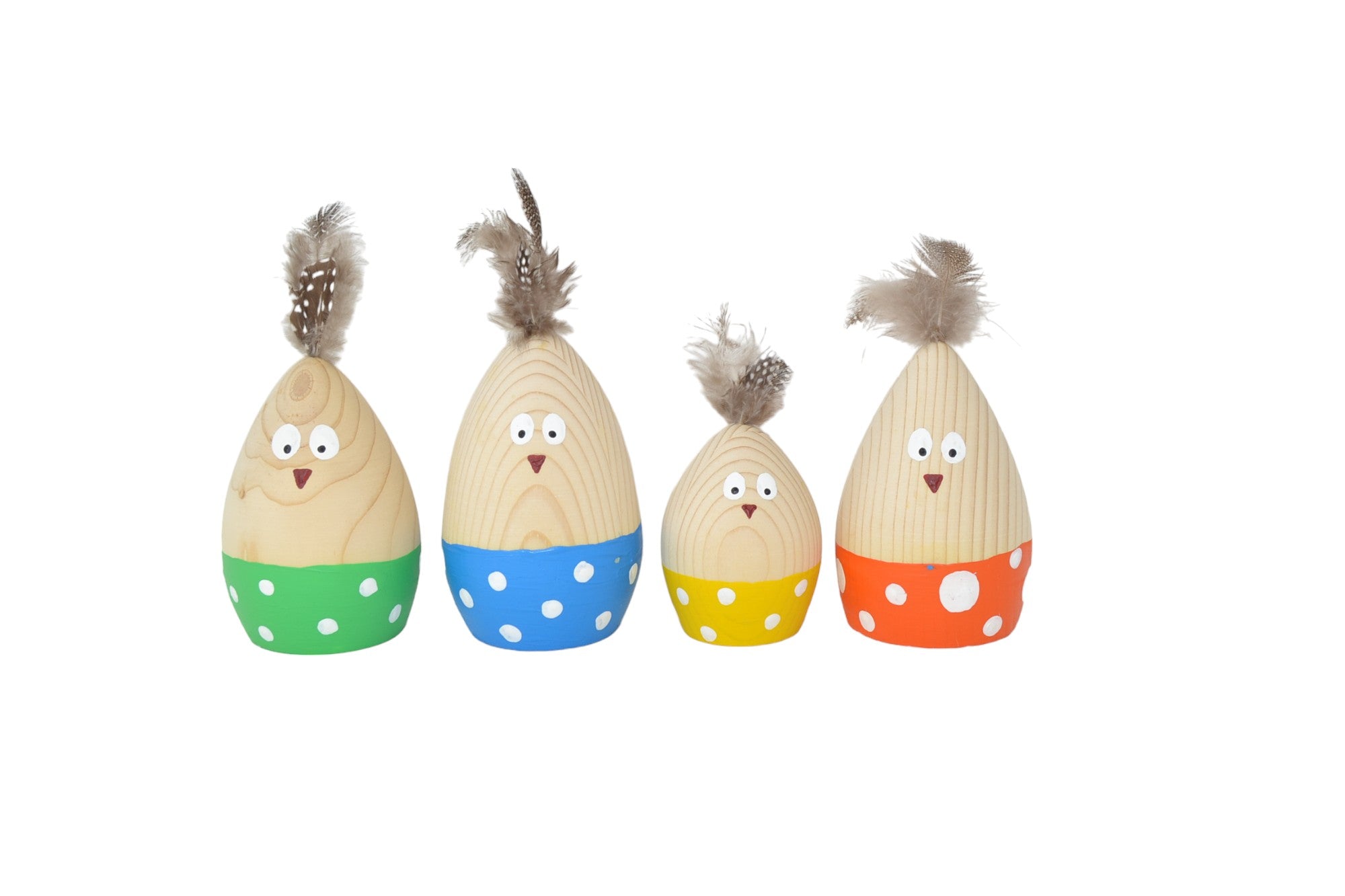 Osterküken aus Holz