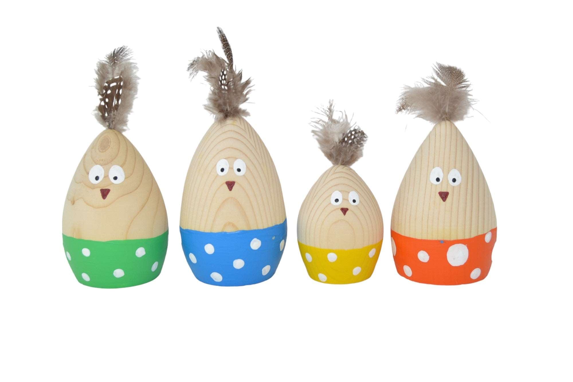 Osterküken aus Holz