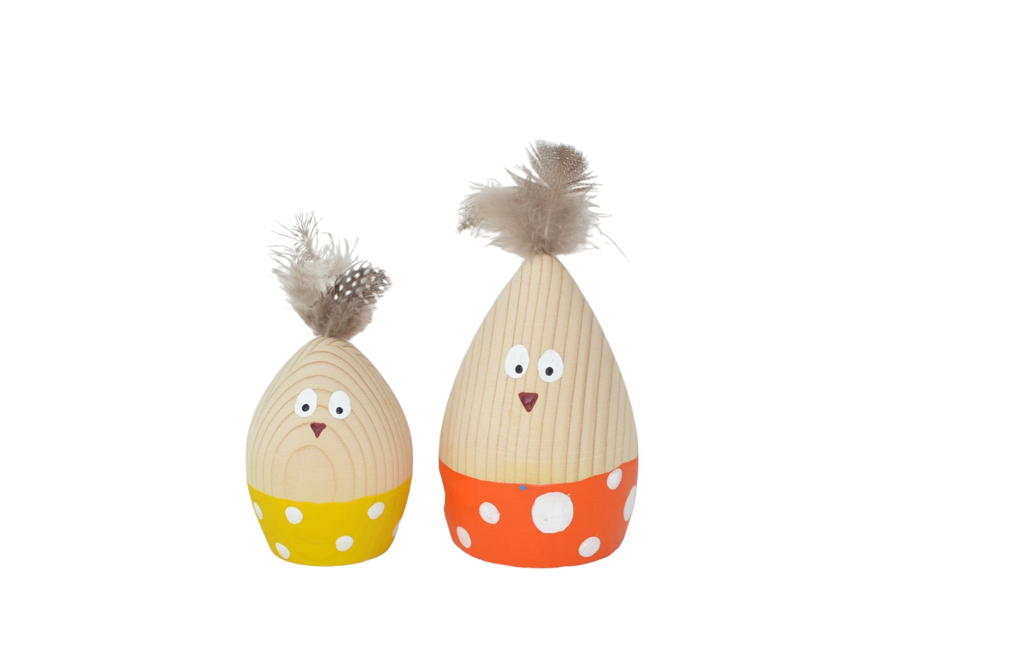 Osterküken aus Holz