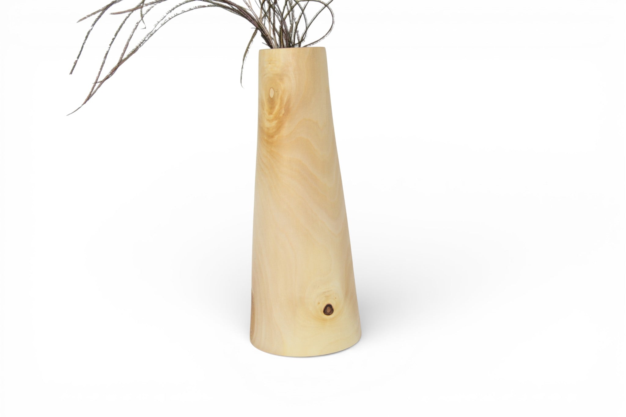 Vase aus Holz Rosskastanie 19 cm