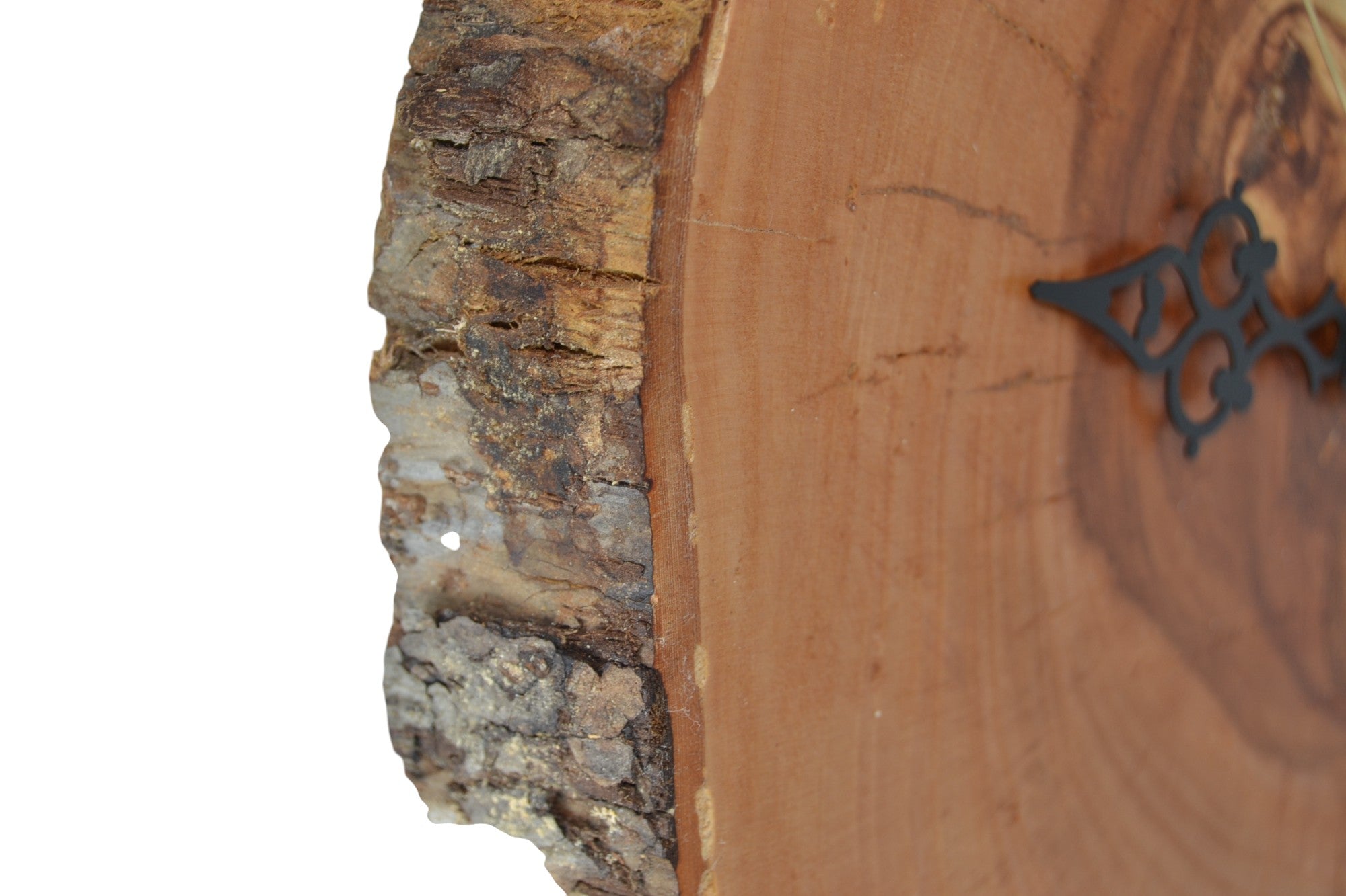 Holz Wanduhr aus Apfelholz