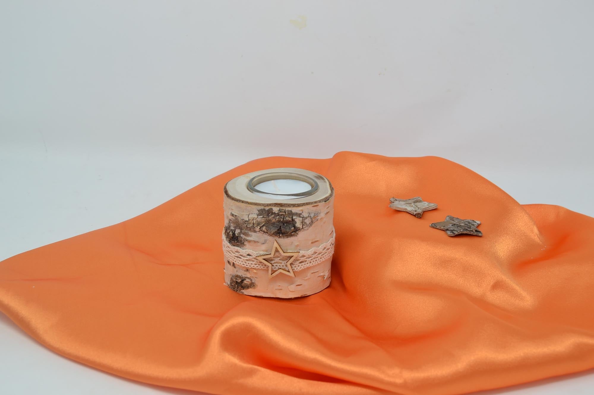 Weihnachtsdekolicht Birkenholz