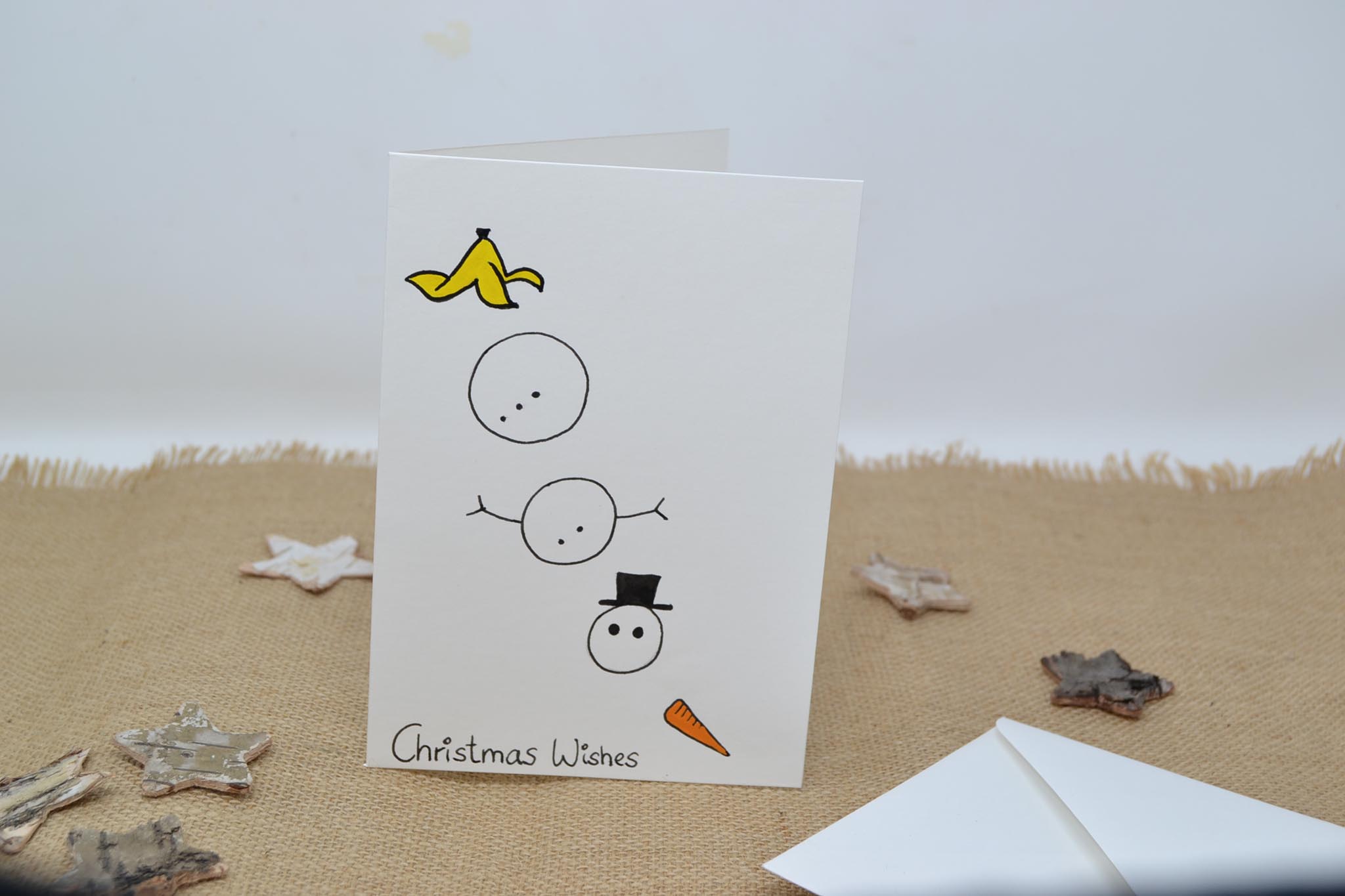 Weihnachtskarte "Christmas Wishes"