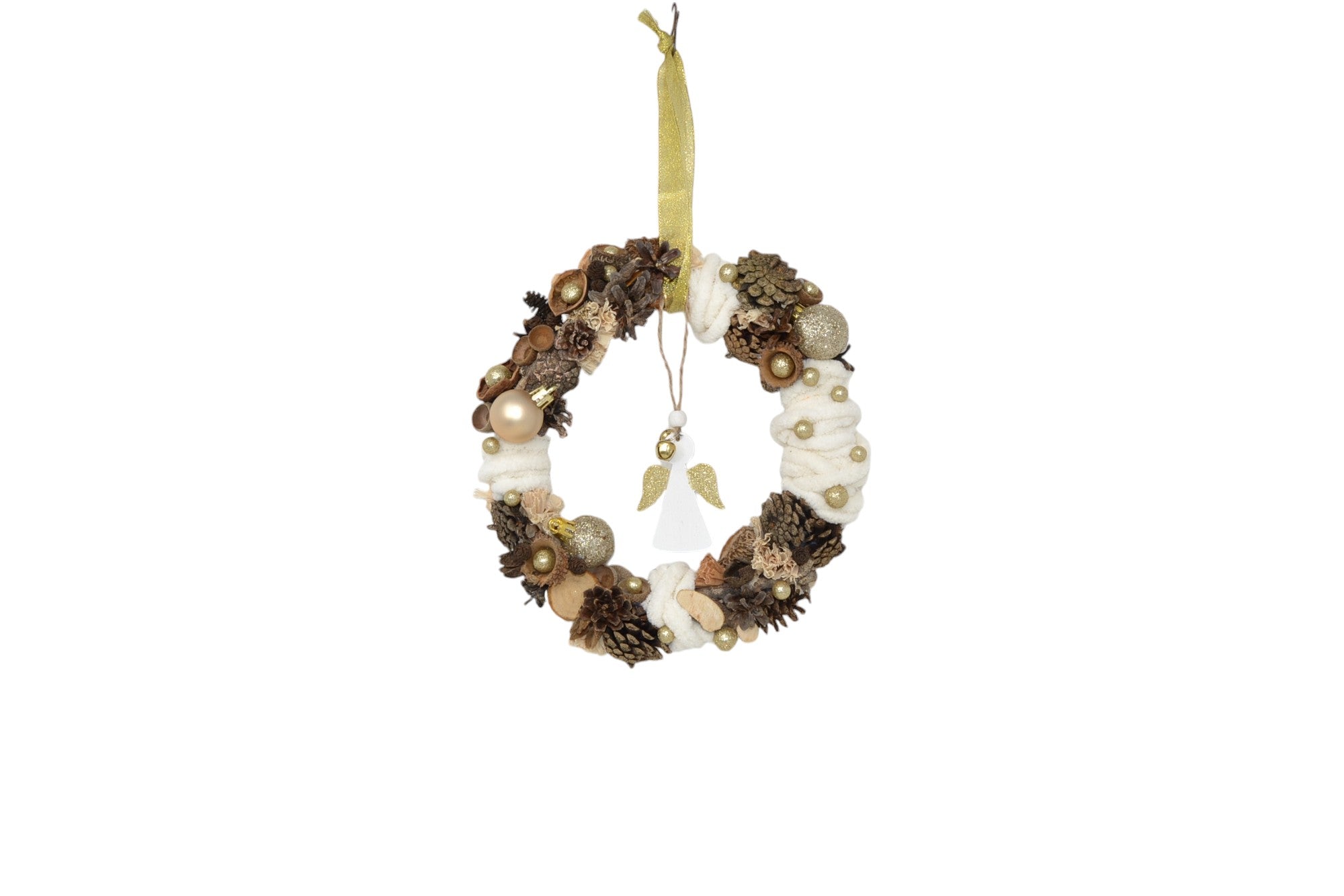 Weihnachtskranz mit Engel