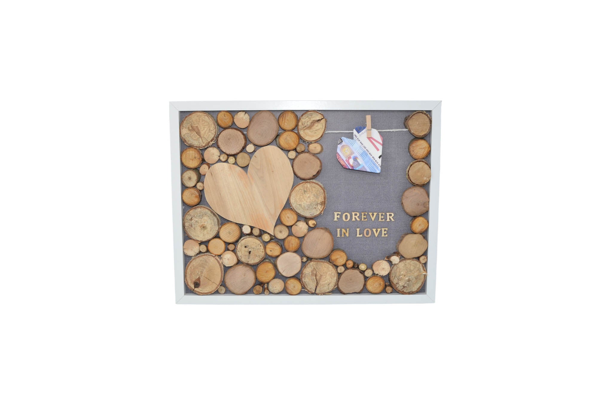Holzbild forever in love