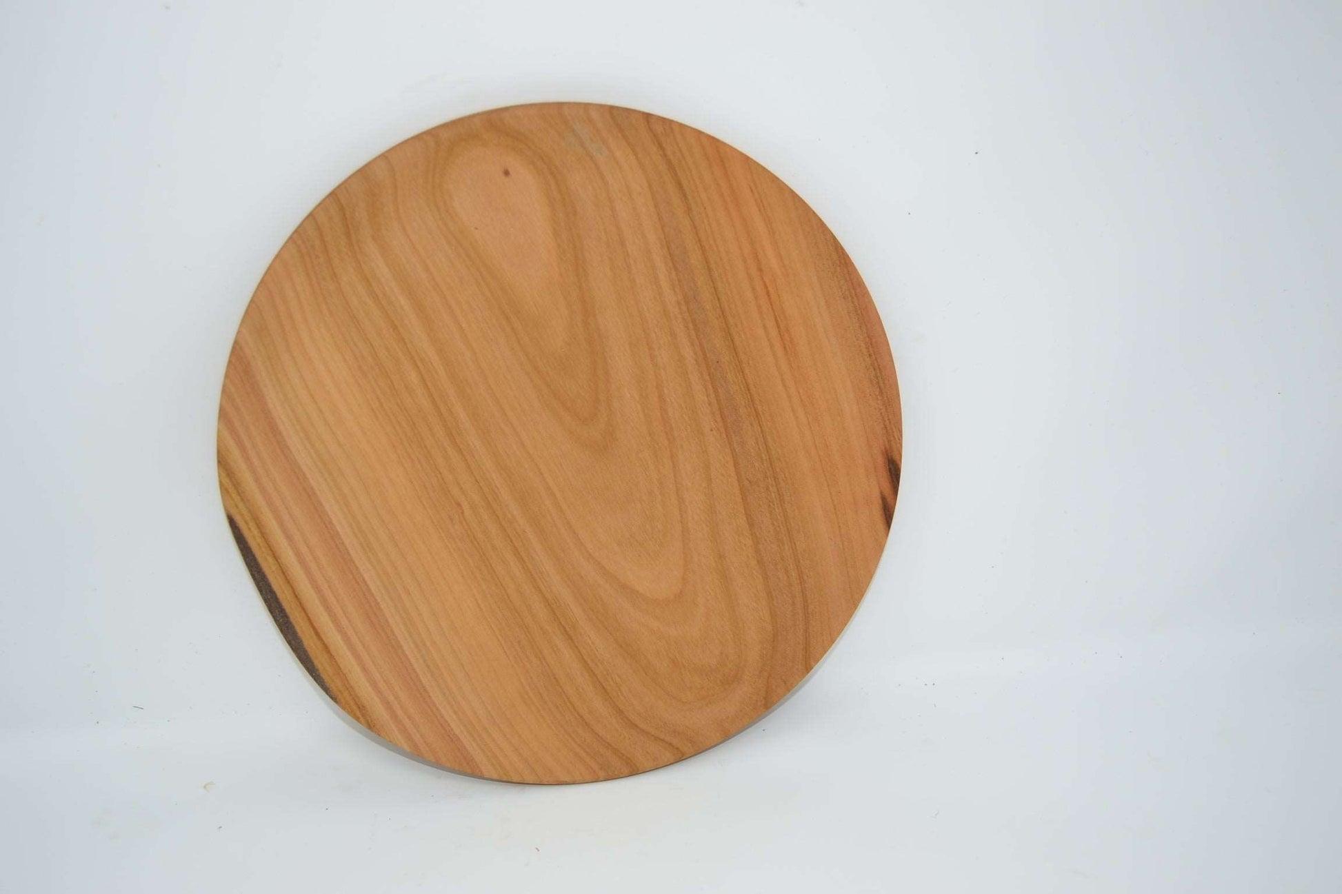 Holz Teller aus Kirschholz 24,5 cm handmade