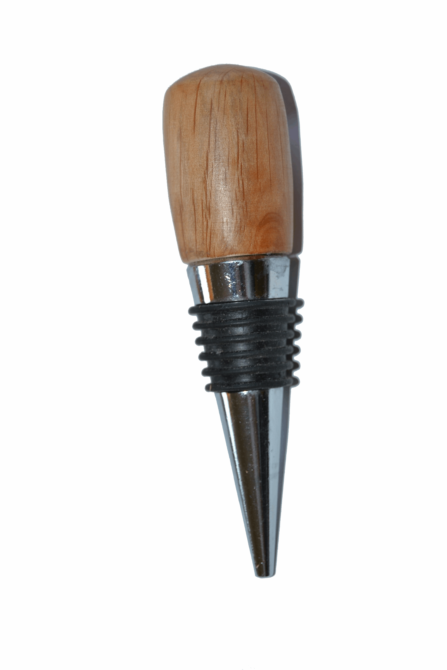 Holz Flaschenstöpsel Weinstöpsel Erle Handarbeit Edelstahl