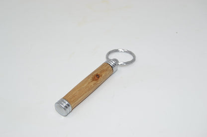 Gedrechselter Holz Schlüsselanhänger aus Erlenholz