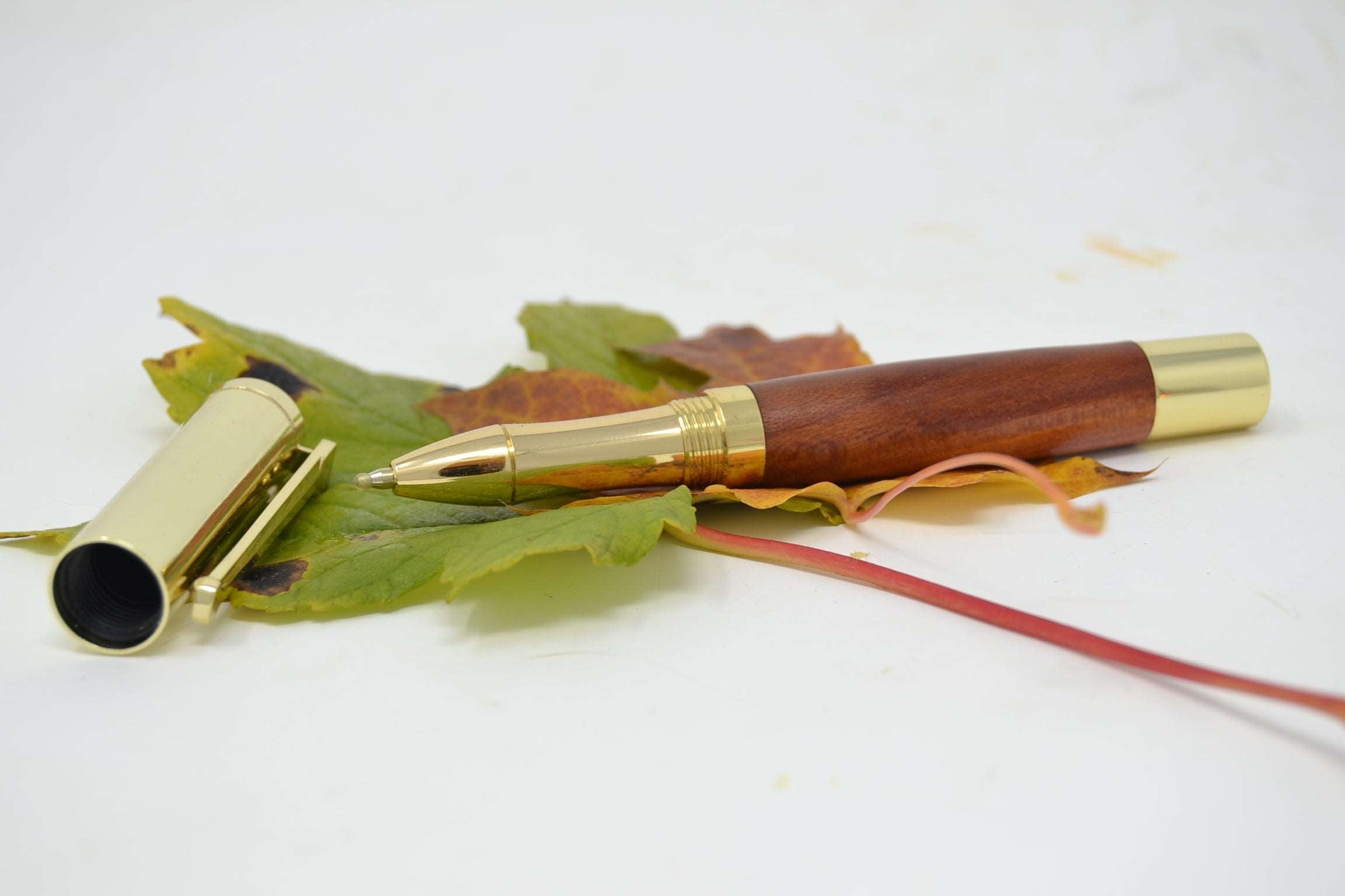 Holz Rollerpen Pen Zwetschke Geschenk handmade