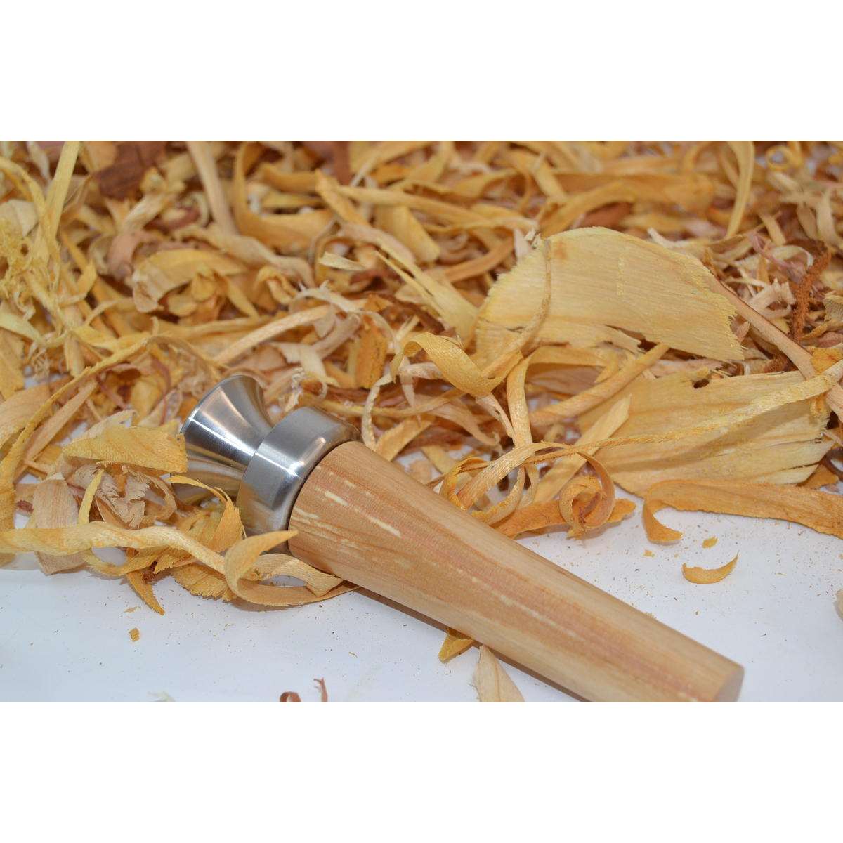 Holz Flaschenöffner Erle Handarbeit Edelstahl