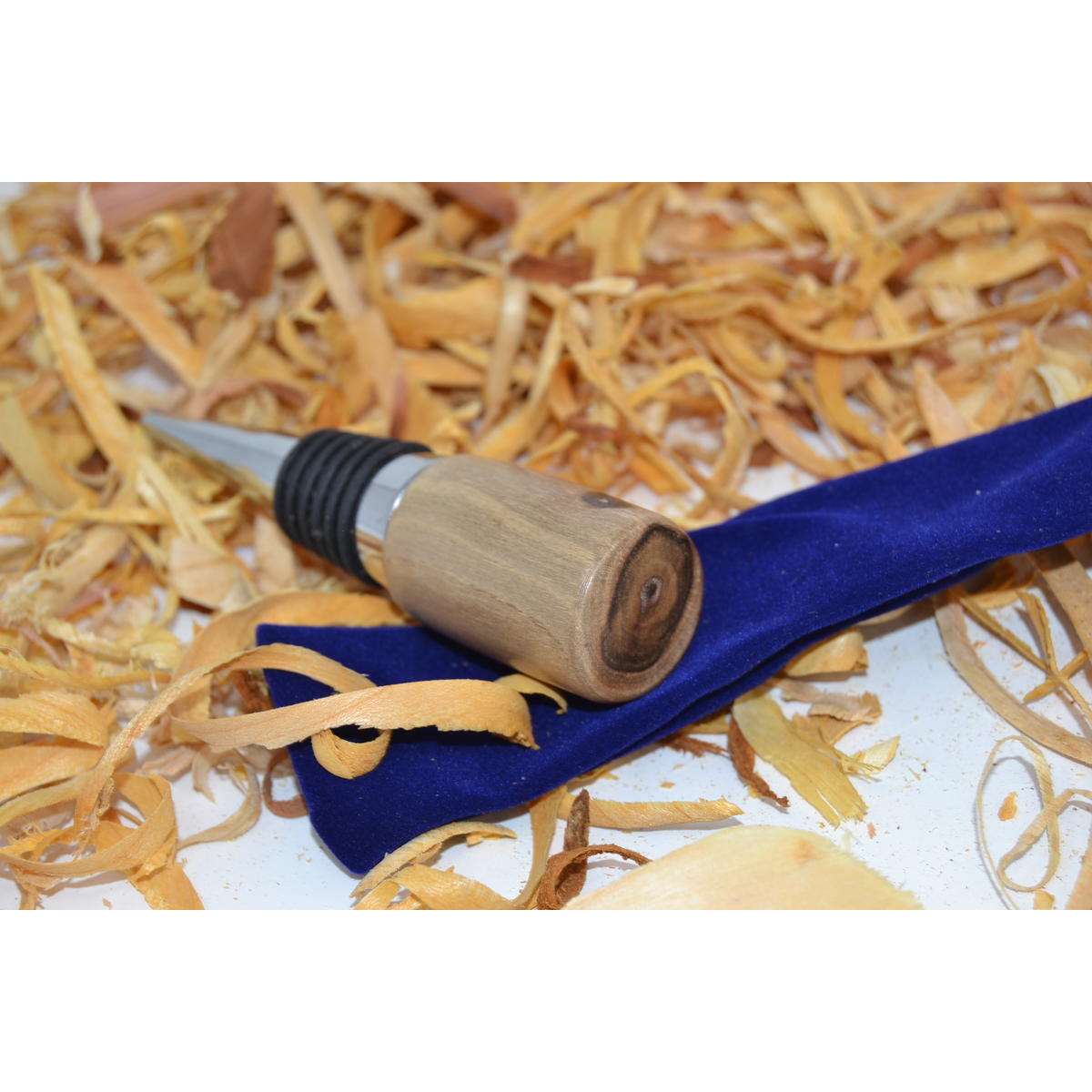 Holz Flaschenstöpsel Weinstöpsel aus Walnuss Handarbeit