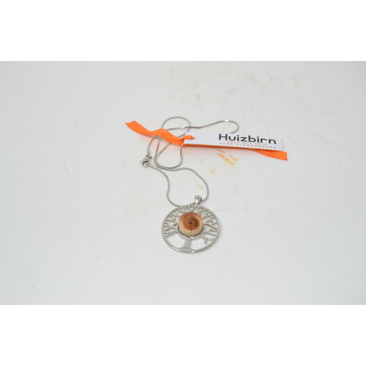 Holz Halskette aus Eibenholz