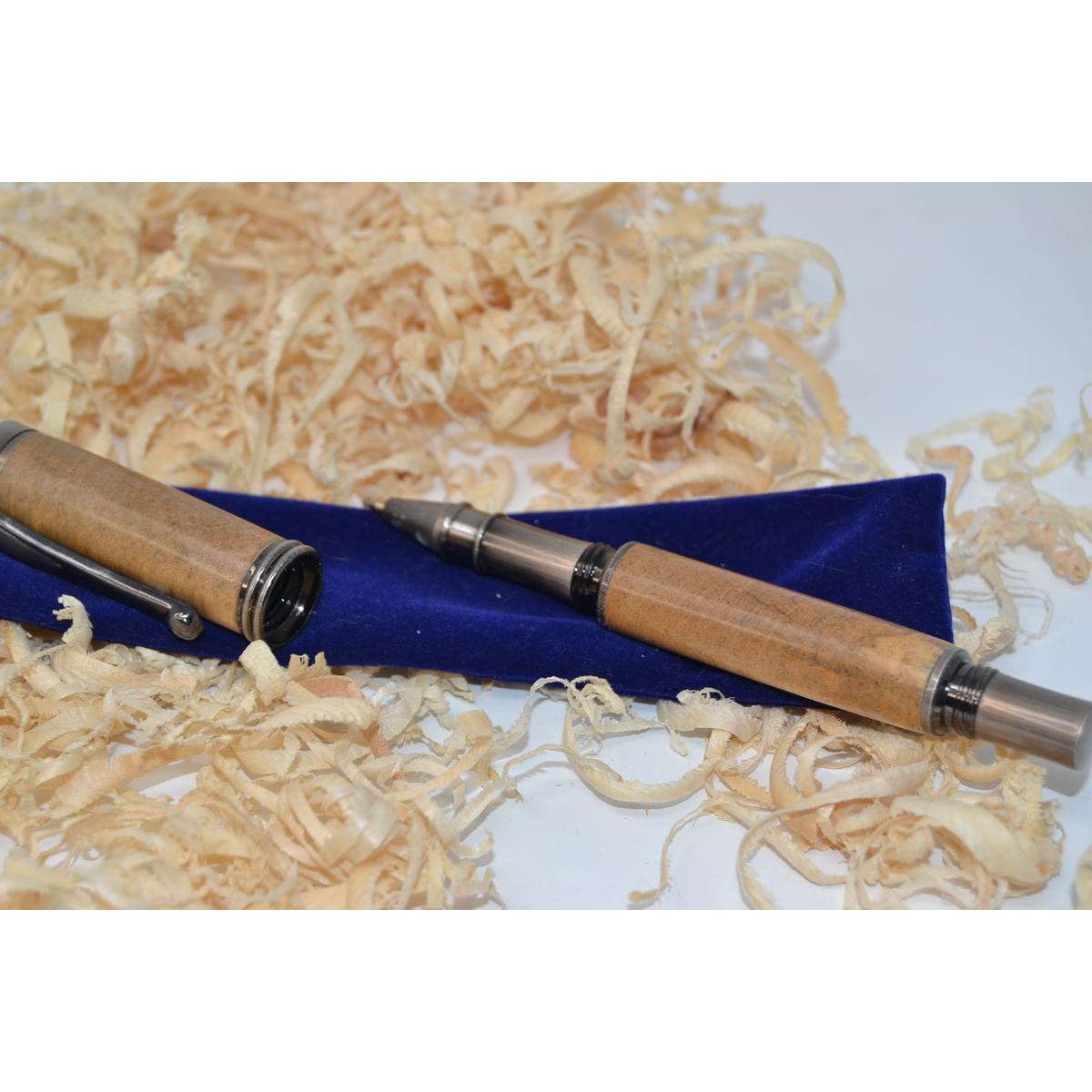 Holz Rollerpen Pen Birke Geschenk handmade
