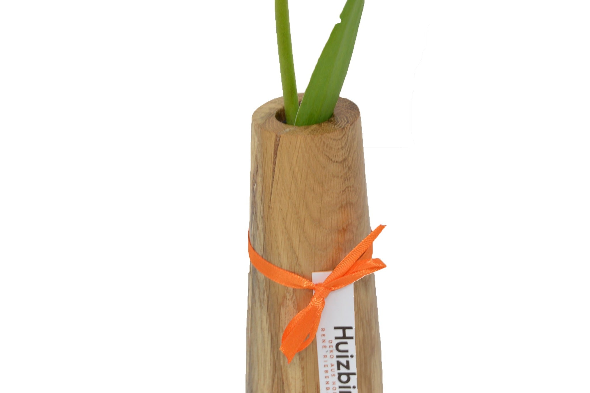 Holzvase aus Eichenholz