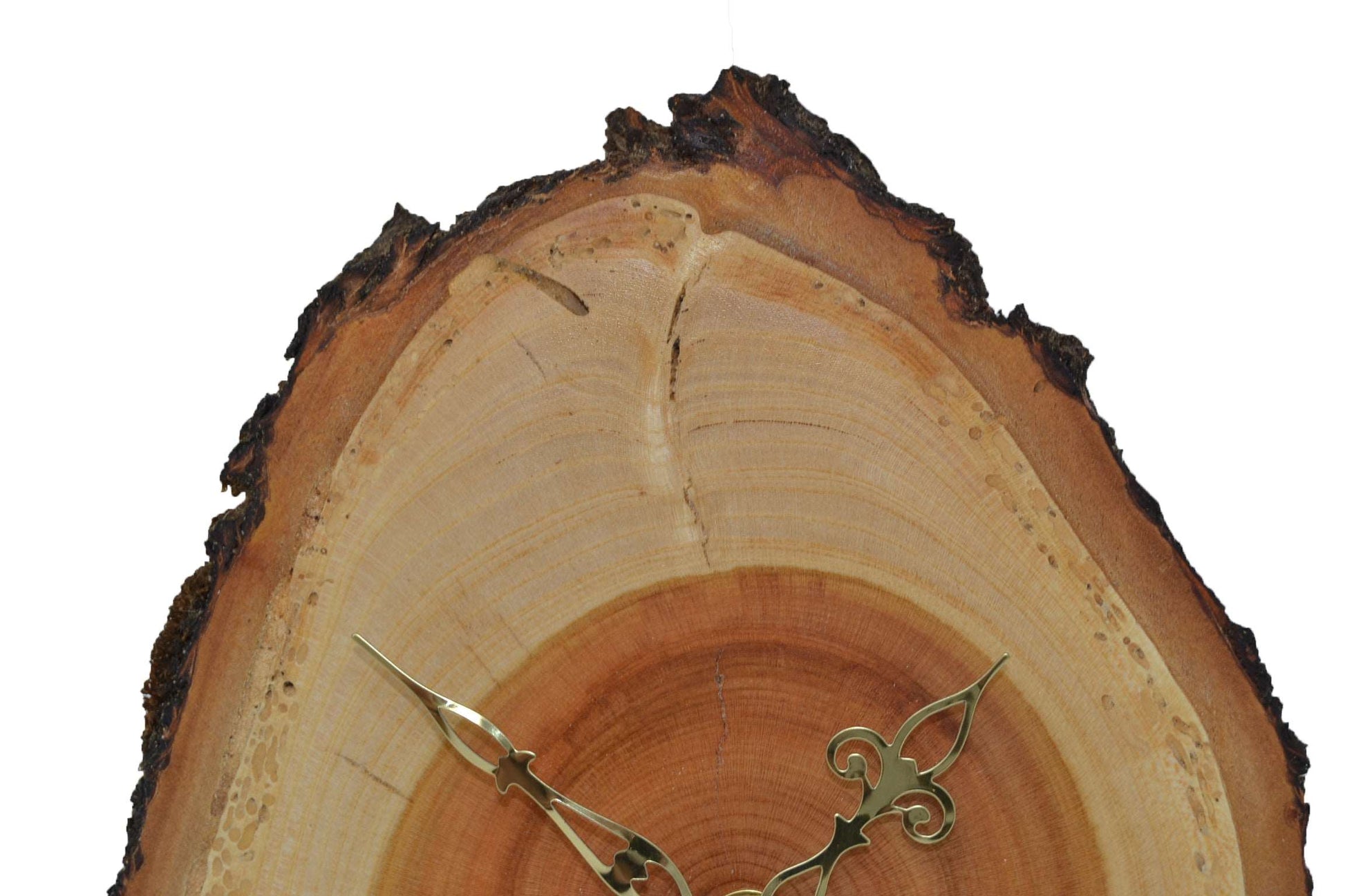 Holz Wanduhr 23x19 cm aus Kirsche Unikat Handarbeit