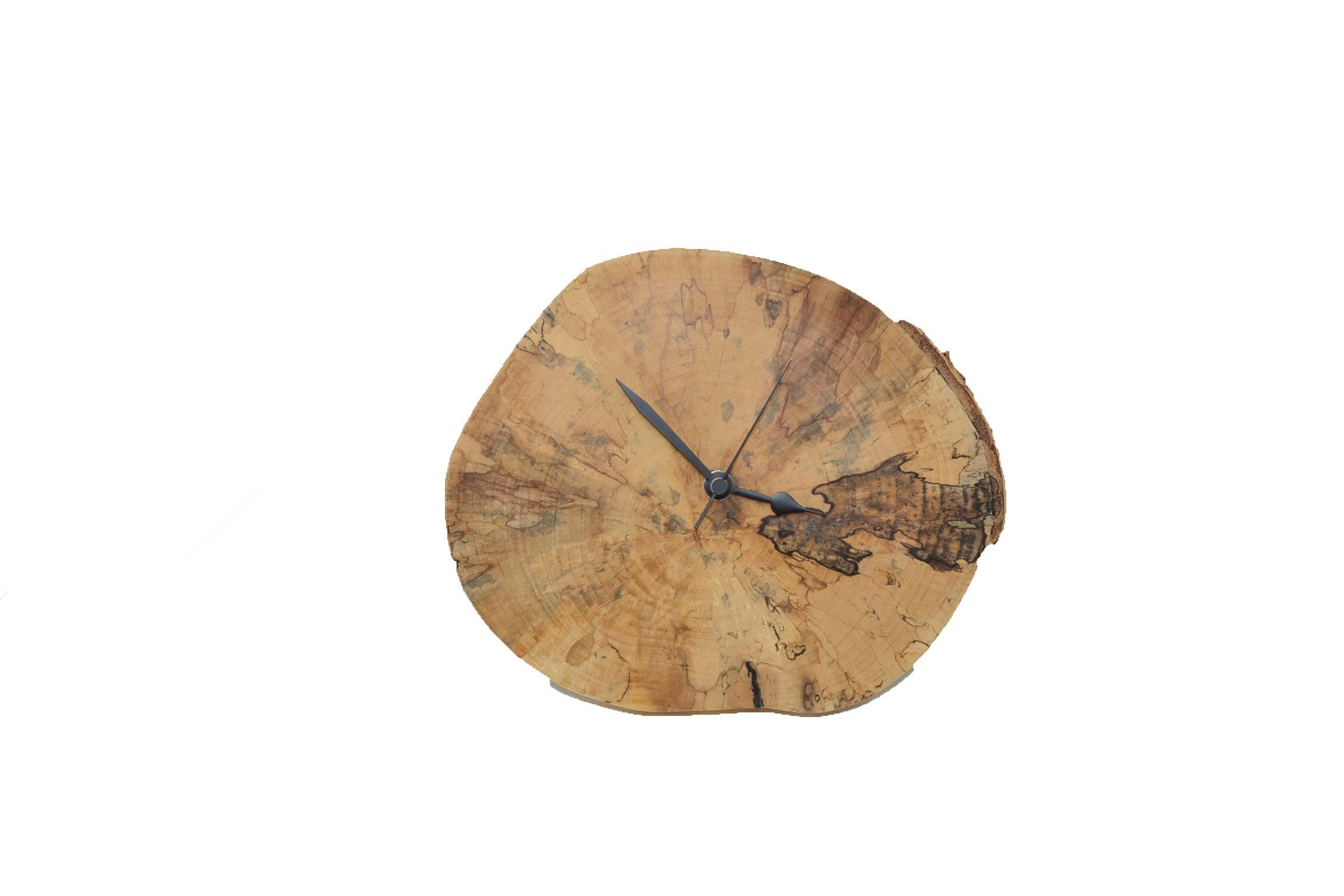 Holz Wanduhr aus Birkenholz