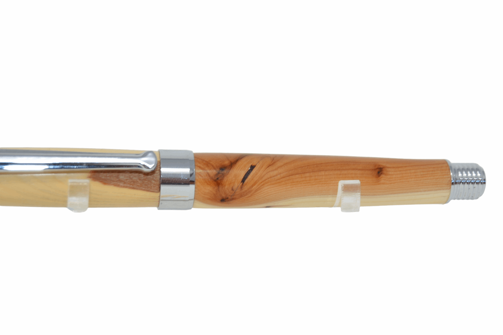 Holzfüllfeder aus Eibe mit Schraubkappe Handarbeit