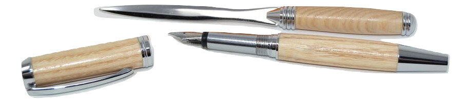 Holz Schreibset aus Eschenholz