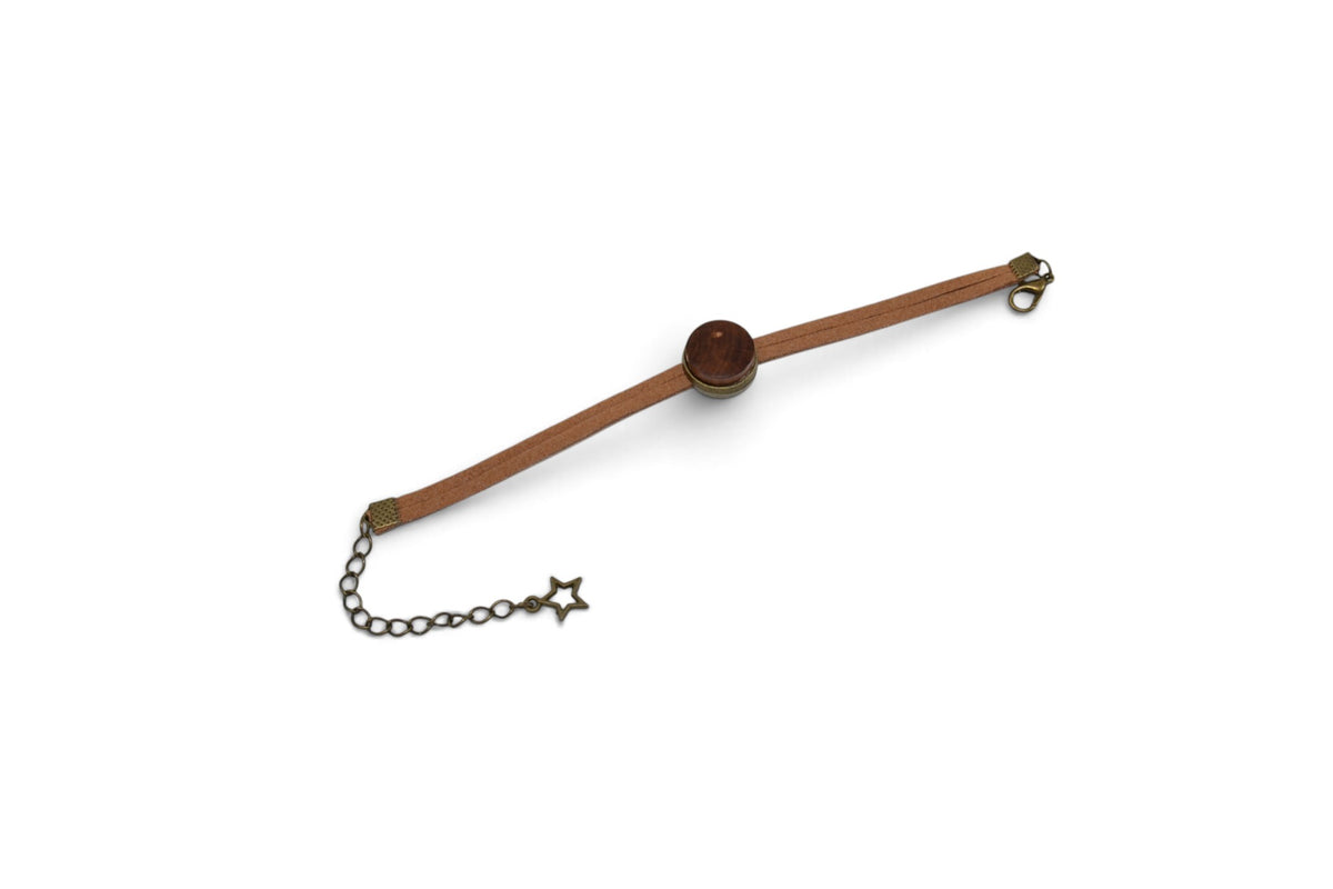 Holz Lederband aus Zwetschke