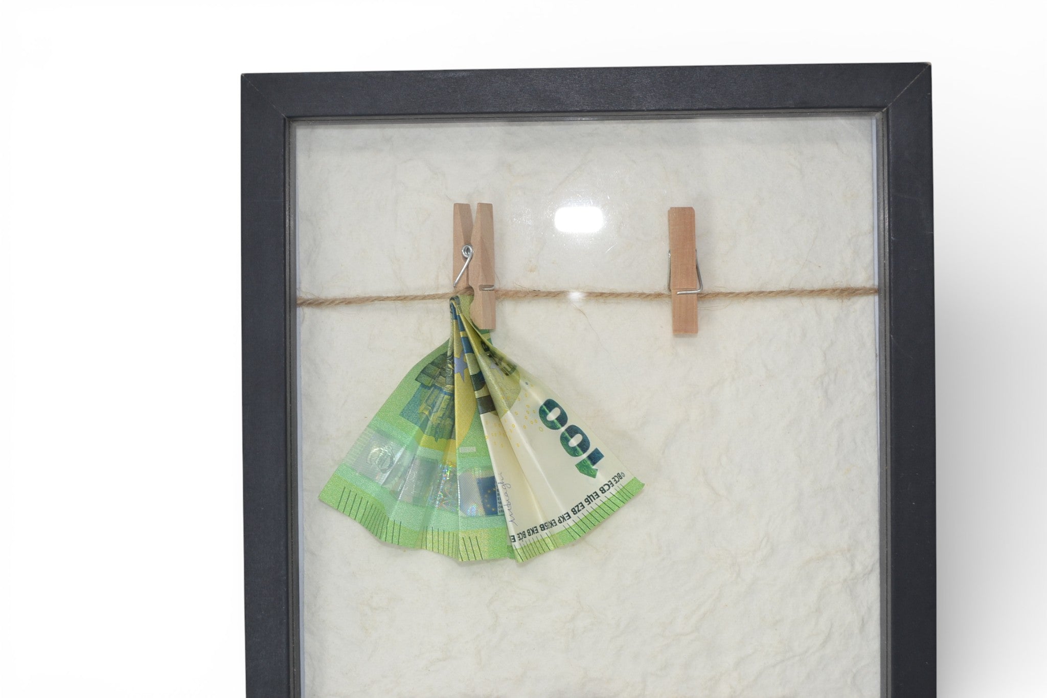 Bilderrahmen Geldgeschenk 22,5x18,5 cm "Mr & Mrs"