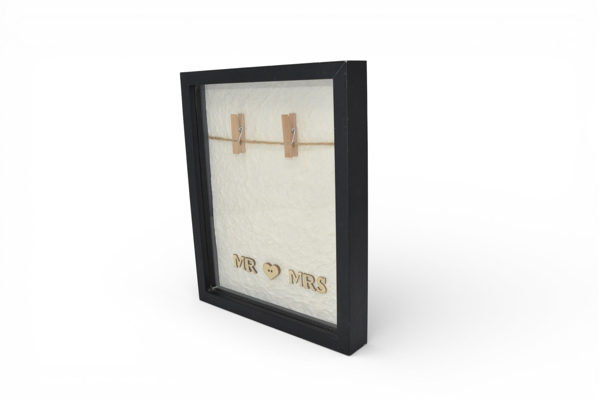 Bilderrahmen Geldgeschenk 22,5x18,5 cm "Mr & Mrs"