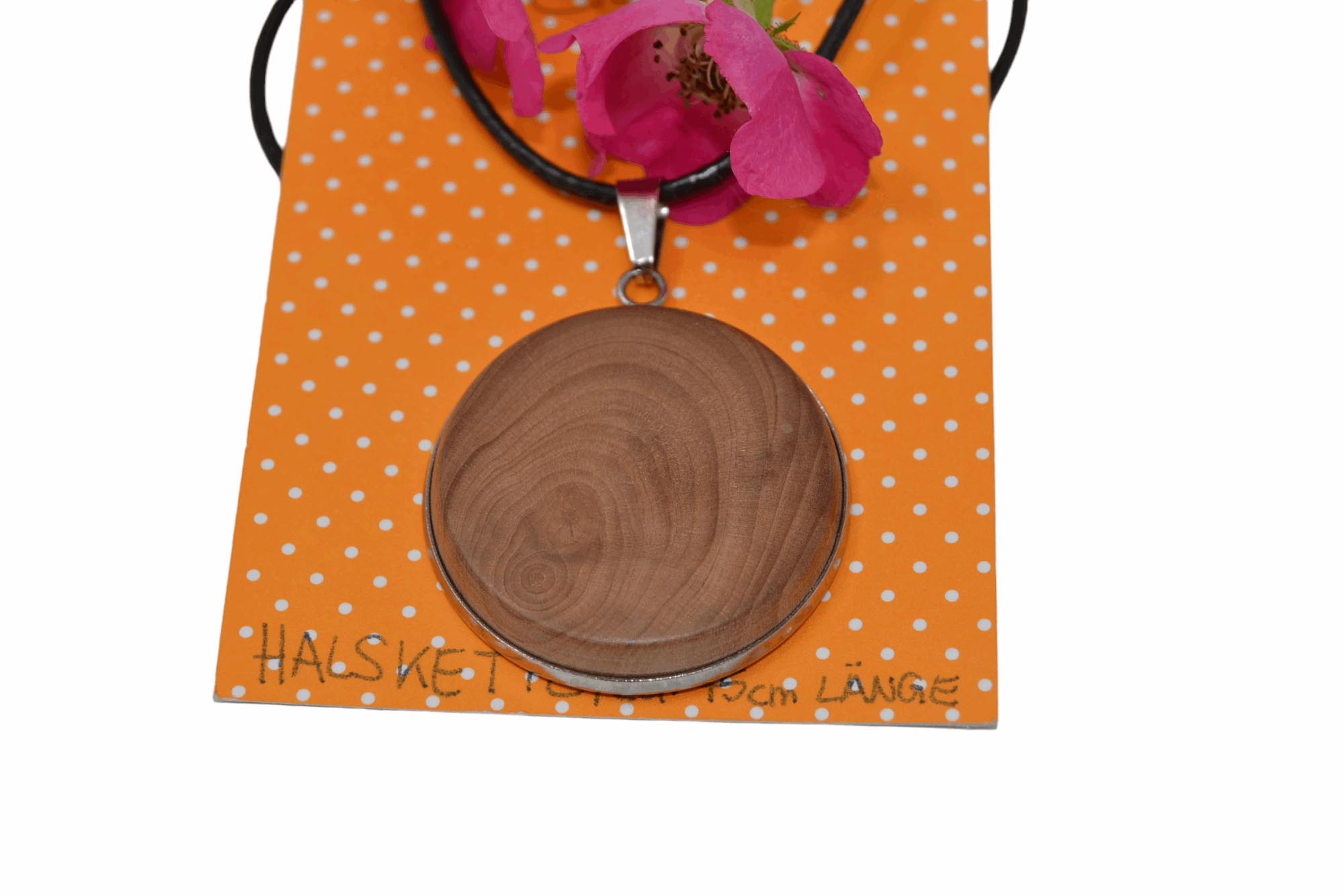 Holz Halskette aus Birnenholz