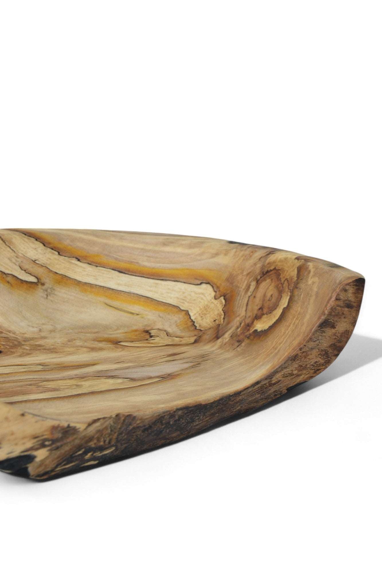 Holzschale Dekoschale Ahorn Ø 28x22 cm Handarbeit Unikat