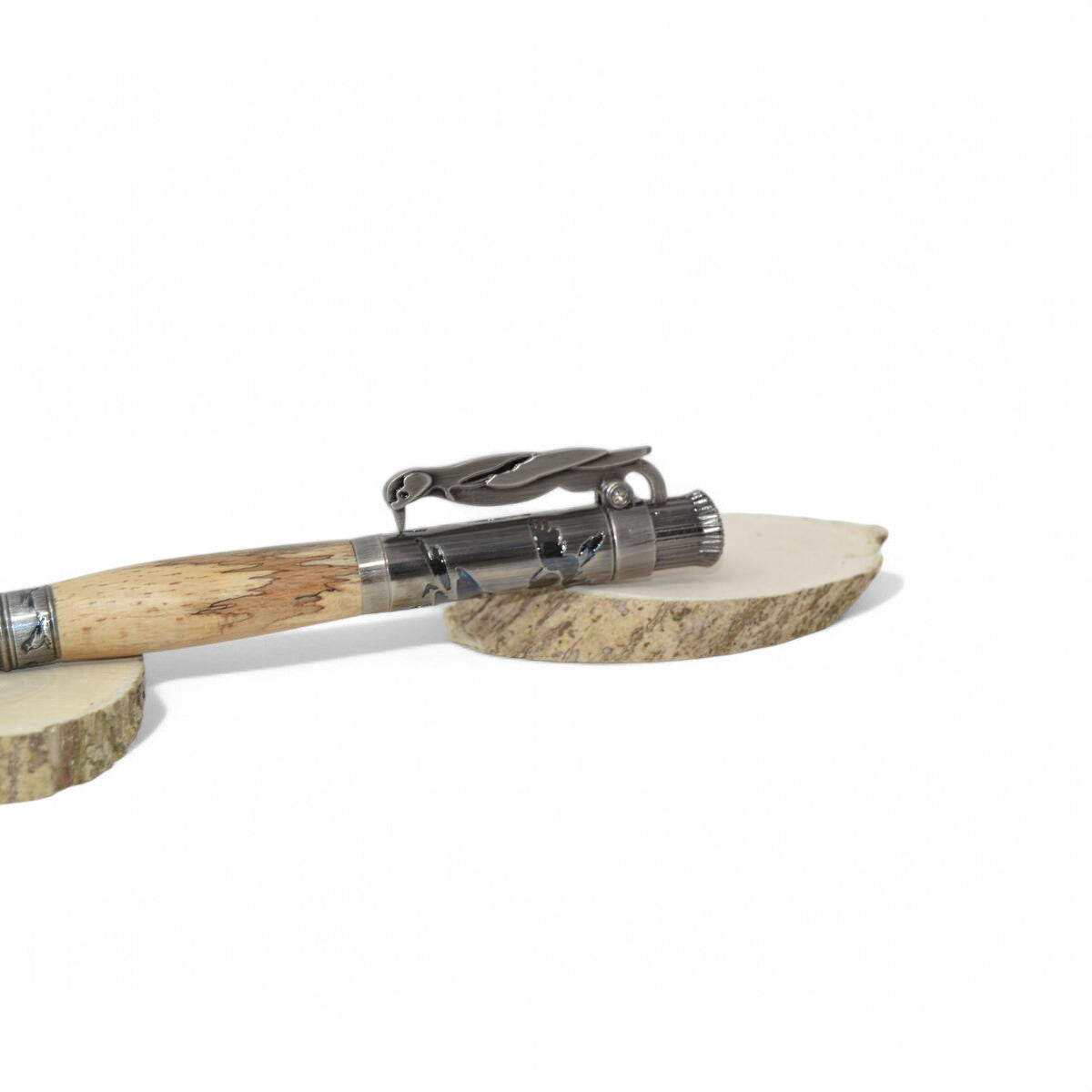 Klickkugelschreiber Druckkugelschreiberaus Buche